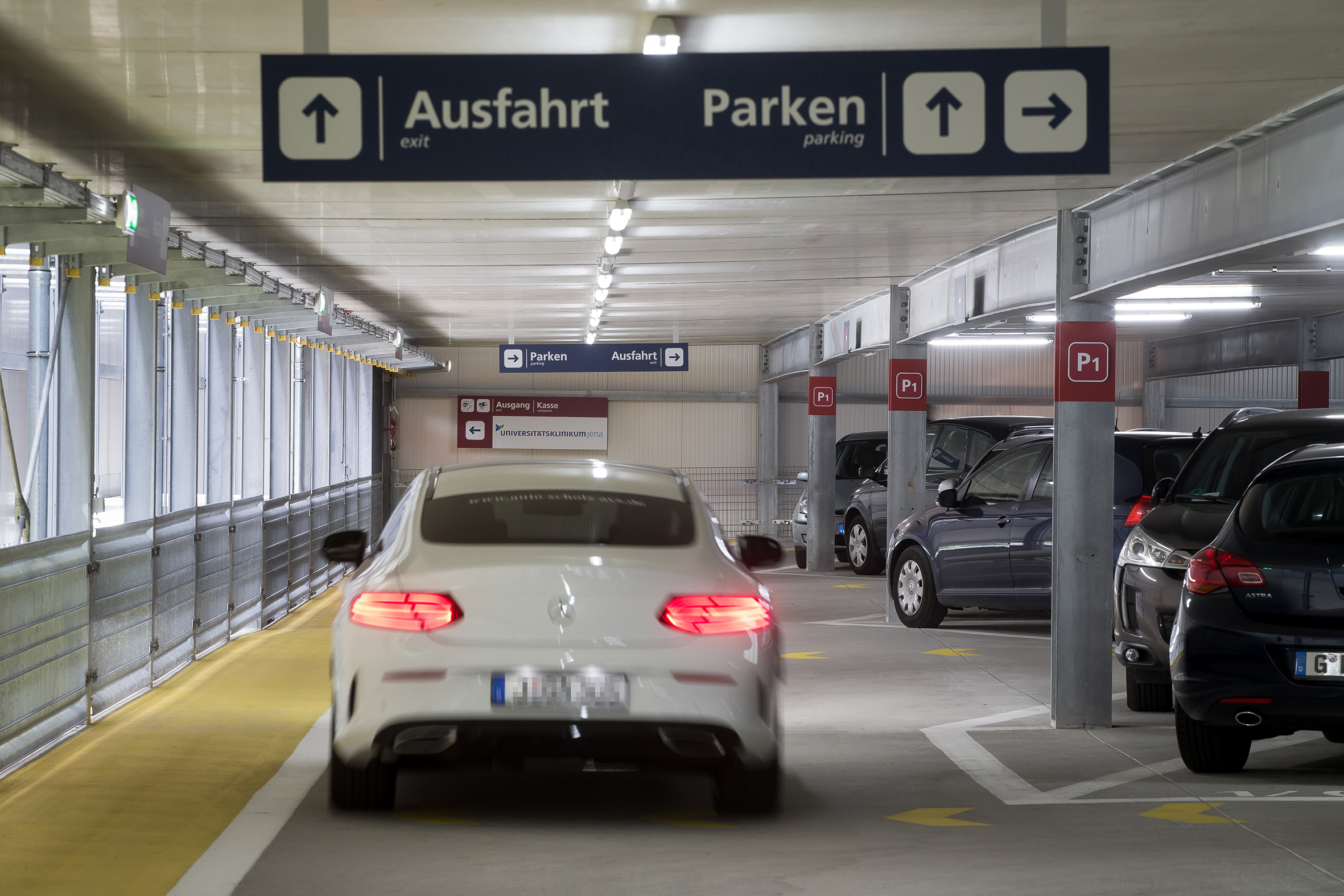 Uniklinik Jena - parking area © Manuel Frauendorf